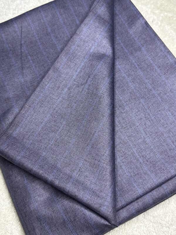 Grey with Purple Stripe Fabric (4 Yards)